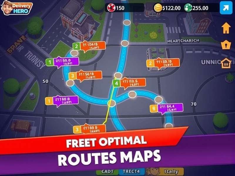 Delivery Rush Hero Game Screenshot